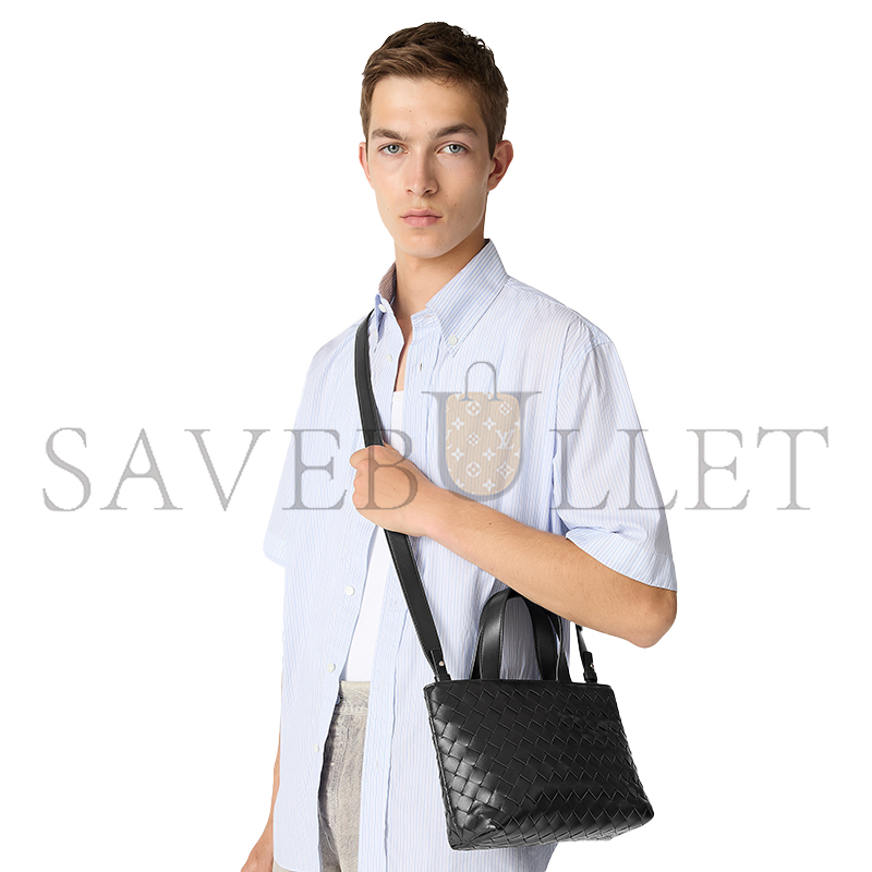B0tt*ga Ven*ta MINI INTRECCIATO ZIPPED TOTE 855504V2HL11089 (27*18*10cm)